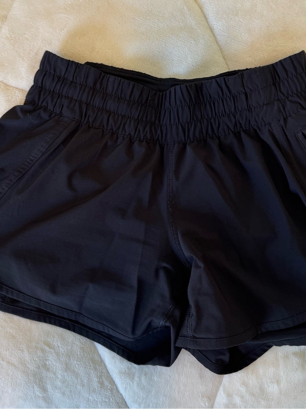 lululemon athletica Black Hotty Hot 4” Women's Athletic Shorts